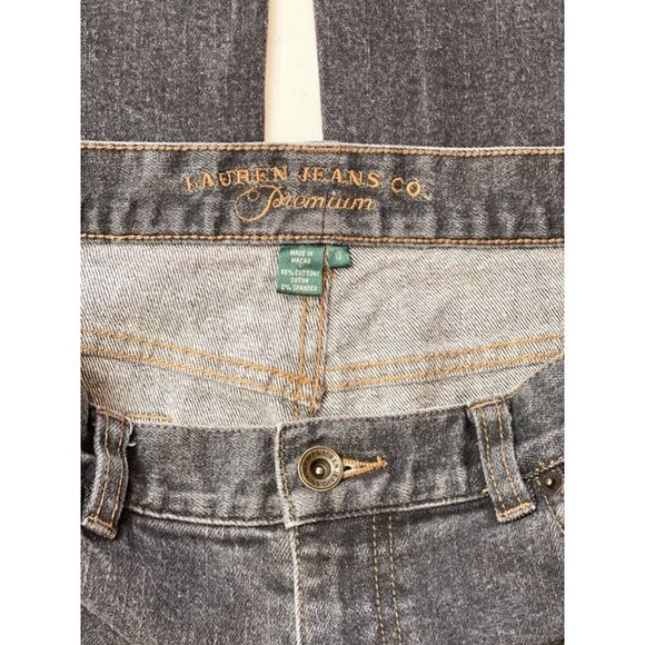 LRL LAUREN by RALPH LAUREN Premium Denim Jeans Women's Size 10 Boot-Cut Mid-Rise - Picture 7 of 16